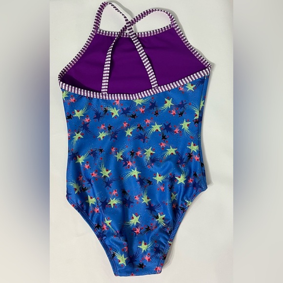 Uglies Girls Stargazer Criss-Cross Back One Piece Swimsuit Size: 16 NWT - Picture 2 of 8